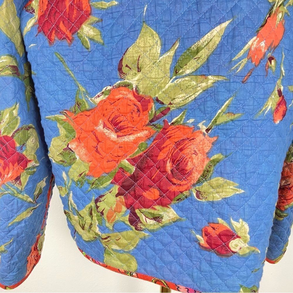 Hand Crafted Floral Multicolor Jacket - image 8
